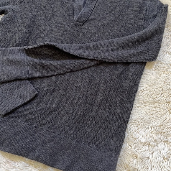 JAMES PERSE Dark Grey V Neck Sweater Women’s Size 0 = XS - Picture 4 of 14